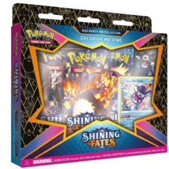 Pokemon TCG: Shining Fates Mad Party Pin Collection Box - Galarian Mr. Rime(Pokemon Tcg Shining Fates Mad Party Pin Collection Box Galarian Mr Rime)