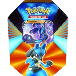 Pokemon TCG: V Forces Tin - Lucario(Pokemon Tcg V Forces Tin Lucario)