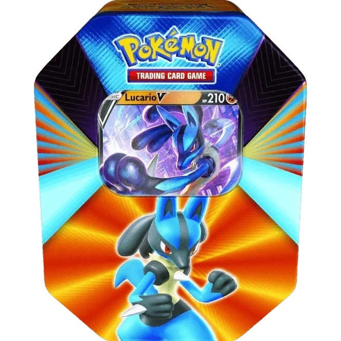 Pokemon TCG: V Forces Tin - Lucario(Pokemon Tcg V Forces Tin Lucario) 1 Pokemon TCG: V Forces Tin - Lucario(Pokemon Tcg V Forces Tin Lucario)
