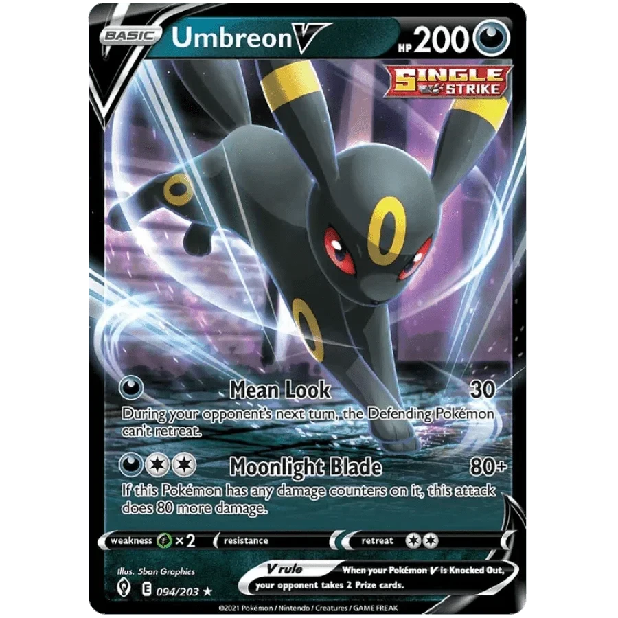 Pokemon TCG: V Heroes Tin - Umbreon V(Pokemon Tcg V Heroes Tin Umbreon V) 2 Pokemon TCG: V Heroes Tin - Umbreon V(Pokemon Tcg V Heroes Tin Umbreon V) - Image 2