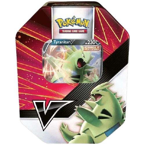 Pokemon TCG: V Strikers Tin - Tyranitar V(Pokemon Tcg V Strikers Tin Tyranitar V) 1 Pokemon TCG: V Strikers Tin - Tyranitar V(Pokemon Tcg V Strikers Tin Tyranitar V)