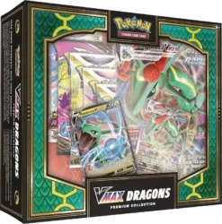 Pokemon TCG: VMAX Dragons Premium Collection - Rayquaza/Duraludon(Pokemon Tcg Vmax Dragons Premium Collection Rayquaza Duraludon)