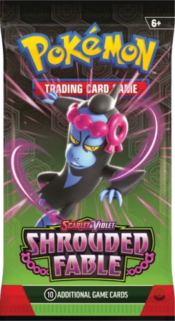 Pokemon TCG - Scarlet & Violet - Shrouded Fable - Elite Trainer Box(Pokemon Tcg Scarlet Violet Shrouded Fable Elite Trainer Box) -The Card Vault Store pokemon tcg scarlet violet shrouded fable booster wrap munkidori high