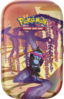Pokemon TCG - Scarlet & Violet - Shrouded Fable - Mini Tin(Pokemon Tcg Scarlet Violet Shrouded Fable Mini Tin) -The Card Vault Store pokemon tcg scarlet violet shrouded fable mini tin munkidori high removebg