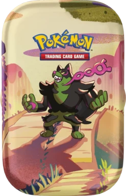 Pokemon TCG - Scarlet & Violet - Shrouded Fable - Mini Tin(Pokemon Tcg Scarlet Violet Shrouded Fable Mini Tin) -The Card Vault Store pokemon tcg scarlet violet shrouded fable mini tin okidogi high removebg