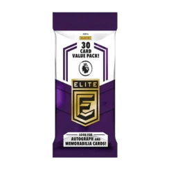 Panini Premier League 2021/22 Donruss Elite Football (Soccer) - Fat Pack Booster Pack(Premier League 2021 22 Donruss Elite Fat Pack Booster Pack)