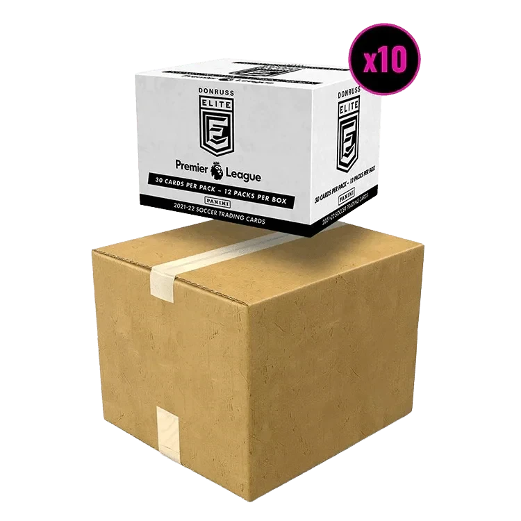 Panini Premier League 2021/22 Donruss Elite Football (Soccer) - Fat Pack Display Case (10x Fat Pack Boxes)(Premier League 2021 22 Donruss Elite Fat Pack Display Case 10x Fat Pack Boxes) 1 Panini Premier League 2021/22 Donruss Elite Football (Soccer) - Fat Pack Display Case (10x Fat Pack Boxes)(Premier League 2021 22 Donruss Elite Fat Pack Display Case 10x Fat Pack Boxes)