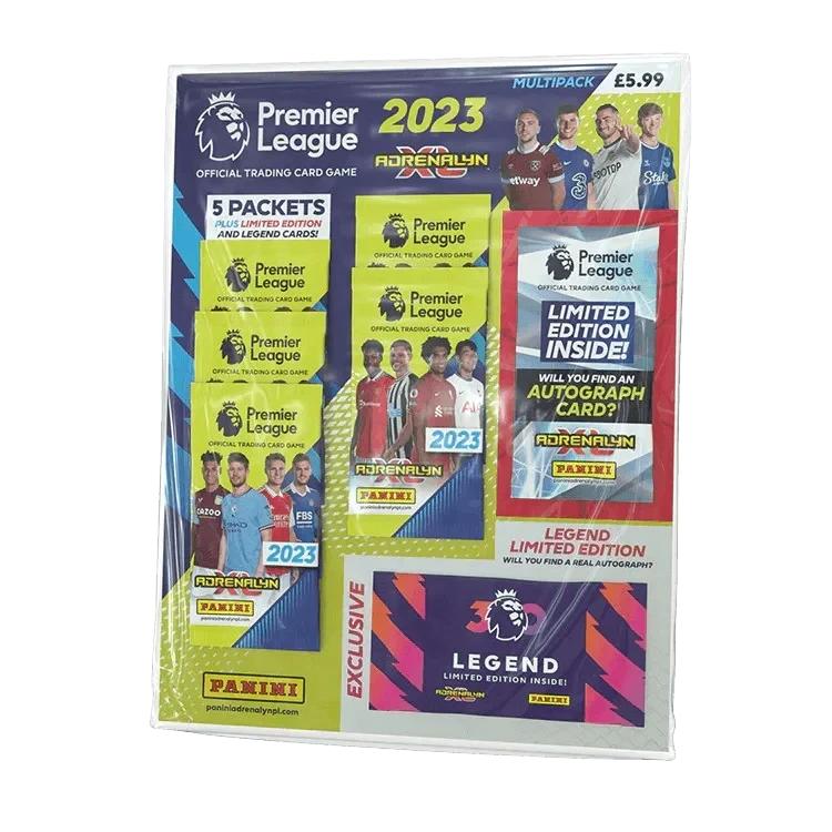 Panini Premier League 2022/23 Adrenalyn XL Football (Soccer) - Multipack(Premier League 2022 23 Adrenalyn Xl Trading Cards Multipack) 1 Panini Premier League 2022/23 Adrenalyn XL Football (Soccer) - Multipack(Premier League 2022 23 Adrenalyn Xl Trading Cards Multipack)