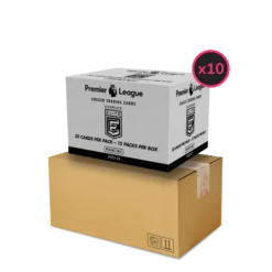 Panini Premier League 2022/23 Donruss Elite Football (Soccer) - Fat Pack Display Case (10x Fat Pack Boxes)(Premier League 2022 23 Donruss Elite Football Soccer Fat Pack Display Case 10x Fat Pack Boxes)