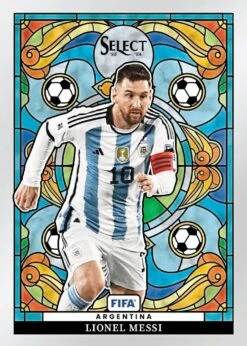 Panini - 2023/24 Select FIFA Football (Soccer) - Hobby Box(Panini 2023 24 Select Fifa Football Soccer Hobby Box) -The Card Vault Store stained glass messi copy
