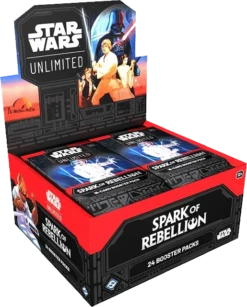 Star Wars: Unlimited - Spark Of Rebellion - Booster Box (24 Packs)(Star Wars Unlimited Spark Of Rebellion Booster Box 24 Packs)