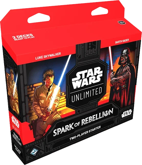 Star Wars: Unlimited - Spark Of Rebellion - Two-Player Starter Set (Luke Vs Vader)(Star Wars Unlimited Spark Of Rebellion Two Player Starter Set Luke Vs Vader) 1 Star Wars: Unlimited - Spark Of Rebellion - Two-Player Starter Set (Luke Vs Vader)(Star Wars Unlimited Spark Of Rebellion Two Player Starter Set Luke Vs Vader)