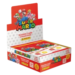 Panini Super Mario Trading Cards - Fat Pack Booster Box (10 Packs)(Super Mario Trading Cards Fat Pack Booster Box 10 Packs)