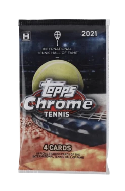 Topps - 2021 Chrome Tennis - Hobby Lite Box(Topps 2021 Chrome Tennis Hobby Lite Box) -The Card Vault Store topps 2021 chrome tennis hobby lite box the card vault 3