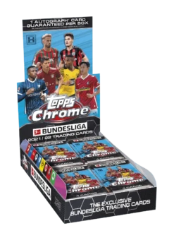 Topps - 2021/22 Chrome Bundesliga Football (Soccer) - Hobby Box(Topps 2021 22 Chrome Bundesliga Football Soccer Hobby Box)