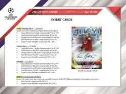 Topps - 2021/22 UEFA Chrome Football (Soccer) - Hobby Box(Topps 2021 22 Uefa Chrome Football Soccer Hobby Box) -The Card Vault Store topps 202122 uefa chrome football soccer hobby box the card vault 5