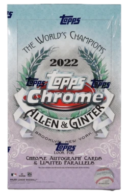 Topps - 2022 Allen & Ginter Chrome Baseball (MLB) - Hobby Box(Topps 2022 Allen Ginter Chrome Baseball Mlb Hobby Box)