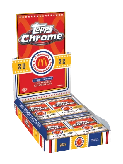 Topps - 2022 Chrome McDonald's All American Basketball (NBA) - Hobby Box(Topps 2022 Chrome Mcdonalds All American Basketball Nba Hobby Box) 1 Topps - 2022 Chrome McDonald's All American Basketball (NBA) - Hobby Box(Topps 2022 Chrome Mcdonalds All American Basketball Nba Hobby Box)