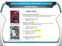 Topps - 2022/23 Bowman University Chrome Basketball (NBA) - Hobby Box (24 Packs)(Topps 2023 Bowman University Chrome Basketball Cards Hobby Box 24 Packs) 9 Topps - 2022/23 Bowman University Chrome Basketball (NBA) - Hobby Box (24 Packs)(Topps 2023 Bowman University Chrome Basketball Cards Hobby Box 24 Packs) -The Card Vault Store topps 202223 bowman university chrome basketball nba hobby box 24 packs the card vault 4