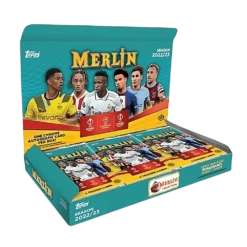 Topps - 2022/23 Chrome Merlin UEFA Club Competitions Football (Soccer) - Hobby Box(Topps 2022 23 Chrome Merlin Uefa Club Competitions Football Soccer Hobby Box)