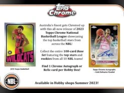 Topps - 2022/23 Chrome National Basketball League (NBL) - Hobby Box(Topps 2022 23 Chrome National Basketball League Nbl Hobby Box)