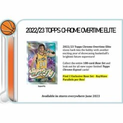 Topps - 2022/23 Chrome Overtime Elite Basketball (NBA) - Blaster Box(Topps 2022 23 Chrome Overtime Elite Basketball Nba Value Box) -The Card Vault Store topps 202223 chrome overtime elite basketball nba blaster box the card vault 3