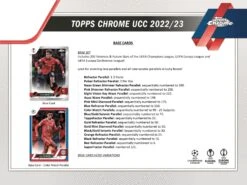 Topps - 2022/23 Chrome UEFA Competitions Football (Soccer) - Hobby Box(Topps 2022 23 Chrome Uefa Competitions Football Soccer Hobby Box) -The Card Vault Store topps 202223 chrome uefa competitions football soccer hobby box the card vault 4