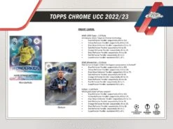 Topps - 2022/23 Chrome UEFA Competitions Football (Soccer) - Hobby Box(Topps 2022 23 Chrome Uefa Competitions Football Soccer Hobby Box) -The Card Vault Store topps 202223 chrome uefa competitions football soccer hobby box the card vault 5