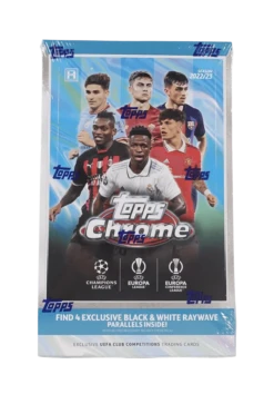 Topps - 2022/23 Chrome UEFA Competitions Football (Soccer) - Hobby Lite Box(Topps 2022 23 Chrome Uefa Competitions Football Soccer Hobby Lite Box)