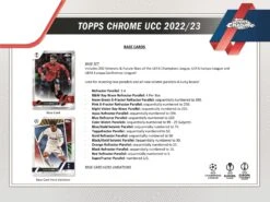Topps - 2022/23 Chrome UEFA Competitions Football (Soccer) - Hobby Lite Box(Topps 2022 23 Chrome Uefa Competitions Football Soccer Hobby Lite Box) -The Card Vault Store topps 202223 chrome uefa competitions football soccer hobby lite box the card vault 3