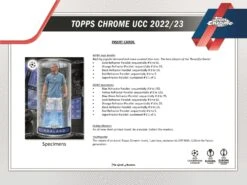 Topps - 2022/23 Chrome UEFA Competitions Football (Soccer) - Hobby Lite Box(Topps 2022 23 Chrome Uefa Competitions Football Soccer Hobby Lite Box) -The Card Vault Store topps 202223 chrome uefa competitions football soccer hobby lite box the card vault 5