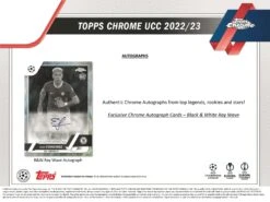 Topps - 2022/23 Chrome UEFA Competitions Football (Soccer) - Hobby Lite Box(Topps 2022 23 Chrome Uefa Competitions Football Soccer Hobby Lite Box) -The Card Vault Store topps 202223 chrome uefa competitions football soccer hobby lite box the card vault 6