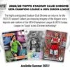 Topps - 2022/23 Stadium Club Chrome - UEFA Champions League And Europa League Competition Football (Soccer) - Hobby Box(Topps 2022 23 Stadium Club Uefa Champions And Europa League Club Competition Football Soccer Hobby Box)