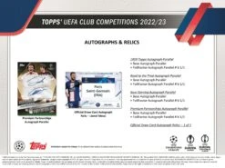Topps - 2022/23 UEFA Club Competitions Football (Soccer) - Hobby Box(Topps 2022 23 Uefa Champions League Club Competitions Football Soccer Hobby Box) -The Card Vault Store topps 202223 uefa club competitions football soccer hobby box the card vault 6
