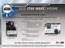 Topps - 2023 Chrome Star Wars - Hobby Box(Topps 2023 Chrome Star Wars Hobby Box) -The Card Vault Store topps 2023 chrome star wars hobby box the card vault 4