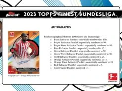 Topps - 2023 Finest Bundesliga Football (Soccer) - Hobby Box(Topps 2022 23 Finest Bundesliga Football Soccer Hobby Box) -The Card Vault Store topps 2023 finest bundesliga football soccer hobby box the card vault 3
