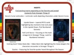 Topps - 2023 Stranger Things Season 4 - Hobby Box(Topps 2023 Stranger Things Hobby Box) 8 Topps - 2023 Stranger Things Season 4 - Hobby Box(Topps 2023 Stranger Things Hobby Box) -The Card Vault Store topps 2023 stranger things season 4 hobby box the card vault 4