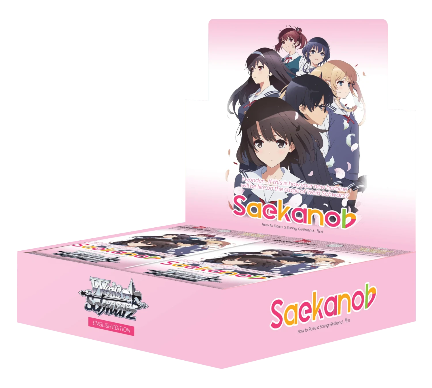 Weiss Schwarz - Saekano: How To Raise A Boring Girlfriend. Flat - Booster Box (16x Packs)(Weiss Schwarz Saekano How To Raise A Boring Girlfriend Flat Booster Box 16 Packs) 1 Weiss Schwarz - Saekano: How To Raise A Boring Girlfriend. Flat - Booster Box (16x Packs)(Weiss Schwarz Saekano How To Raise A Boring Girlfriend Flat Booster Box 16 Packs)