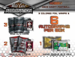 Wild Card - 2023 Alumination Draft Pick American Football (NFL) - Hobby Box(Wild Card 2023 Alumination Draft Pick Football Nfl Hobby Box) -The Card Vault Store wild card 2023 alumination draft pick american football nfl hobby box the card vault 3