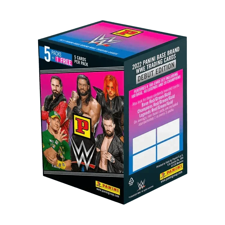 Panini WWE 2022 Debut Edition Trading Cards - Blaster Box(Wwe 2022 Debut Edition Blaster Box) 1 Panini WWE 2022 Debut Edition Trading Cards - Blaster Box(Wwe 2022 Debut Edition Blaster Box)