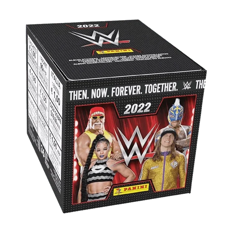 Panini WWE 2022 Sticker Collection - Booster Box (36 Packs)(Wwe 2022 Sticker Collection Booster Box 36 Packs) 1 Panini WWE 2022 Sticker Collection - Booster Box (36 Packs)(Wwe 2022 Sticker Collection Booster Box 36 Packs)